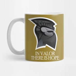 Valor Spartan Art Mug